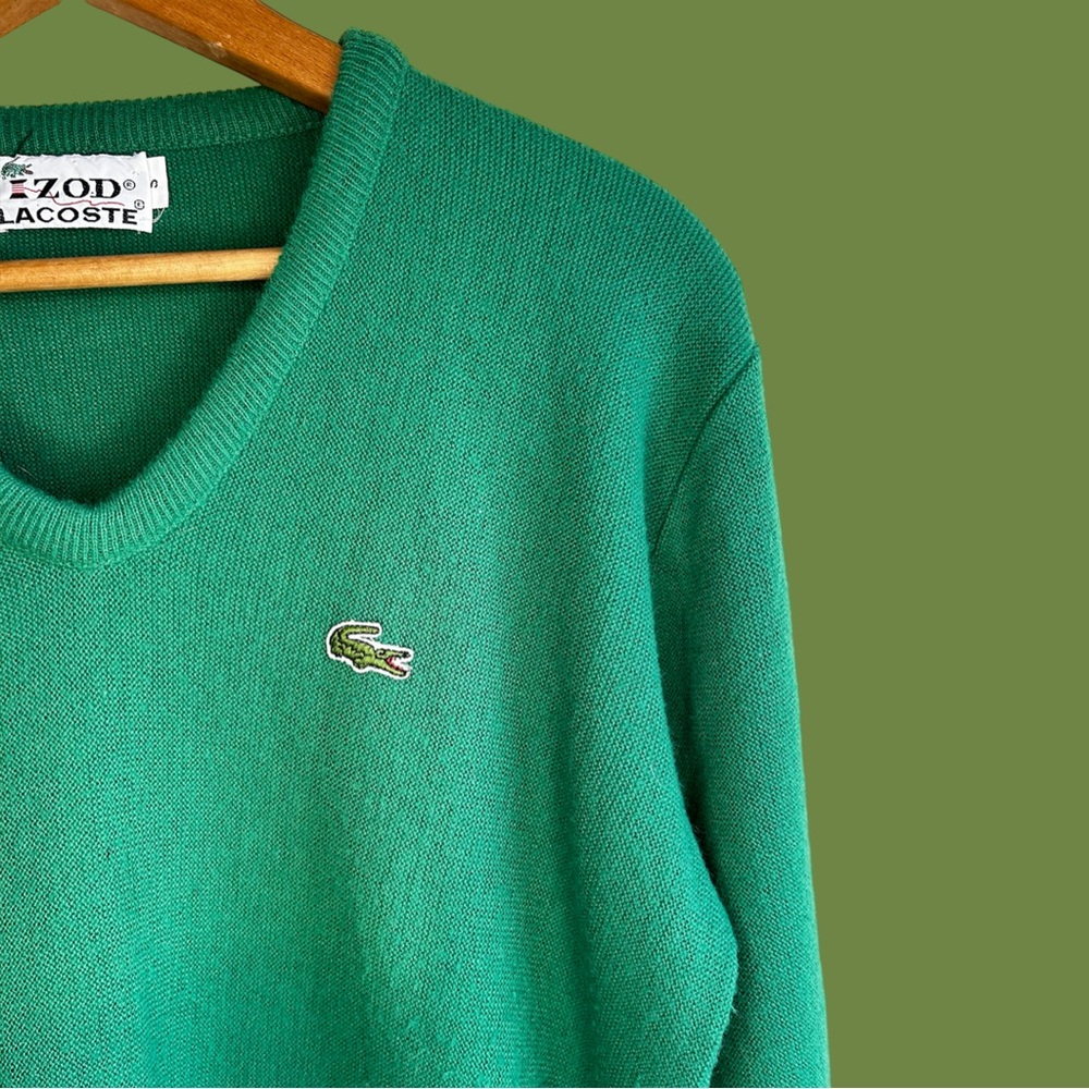 Vintage Izod V-Neck Sweater - Picture 2 of 8